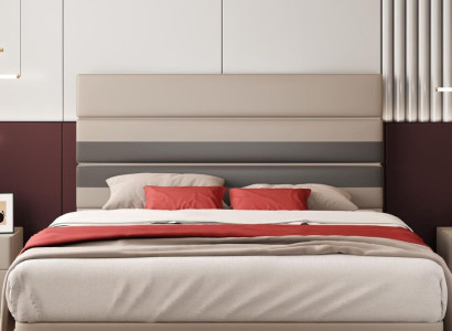 Bed Modern Design Luxury Upholstery Beds Textile Fabric Beds Textile